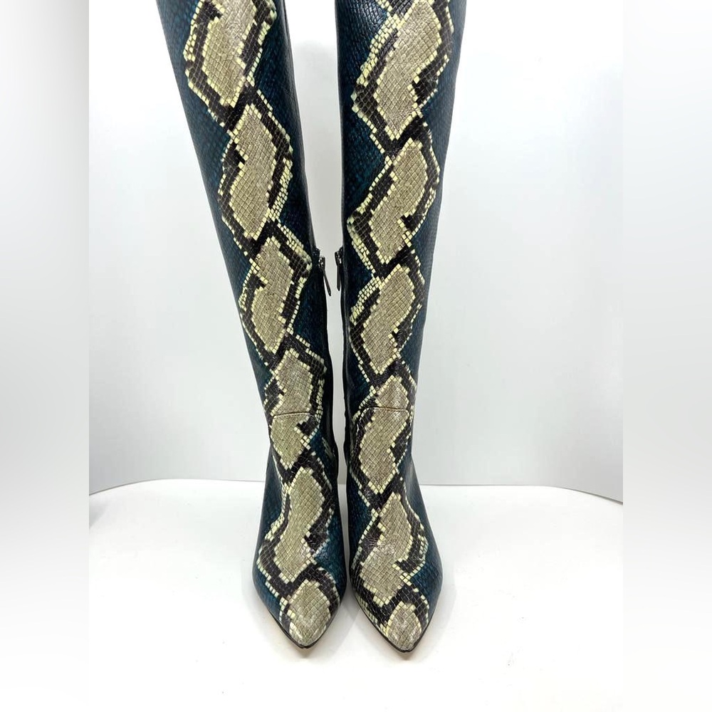 Sam Edelman Hai Women's Blue Snakeskin boots - Picture 14 of 15